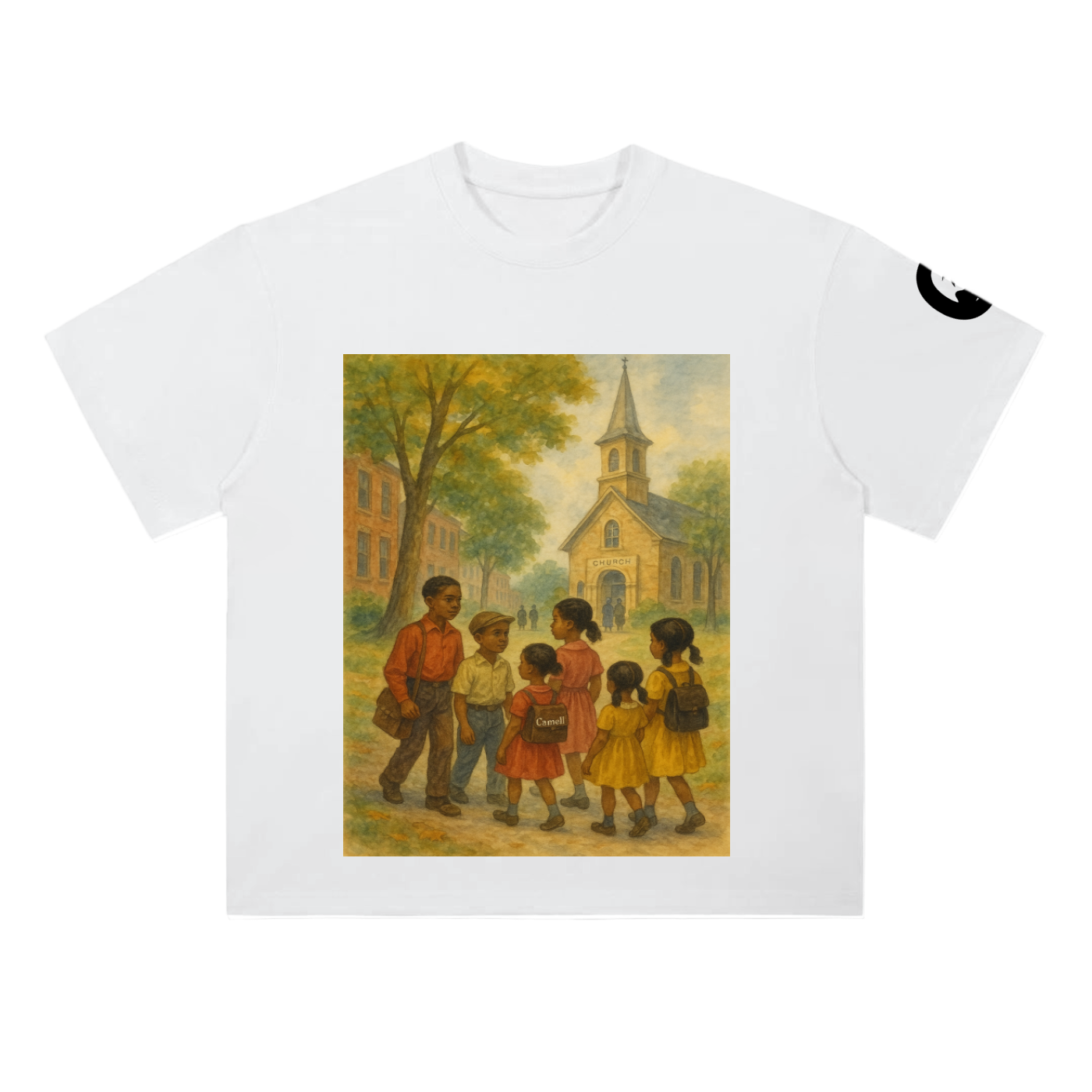 Boxed Drop Shoulder T-Shirt